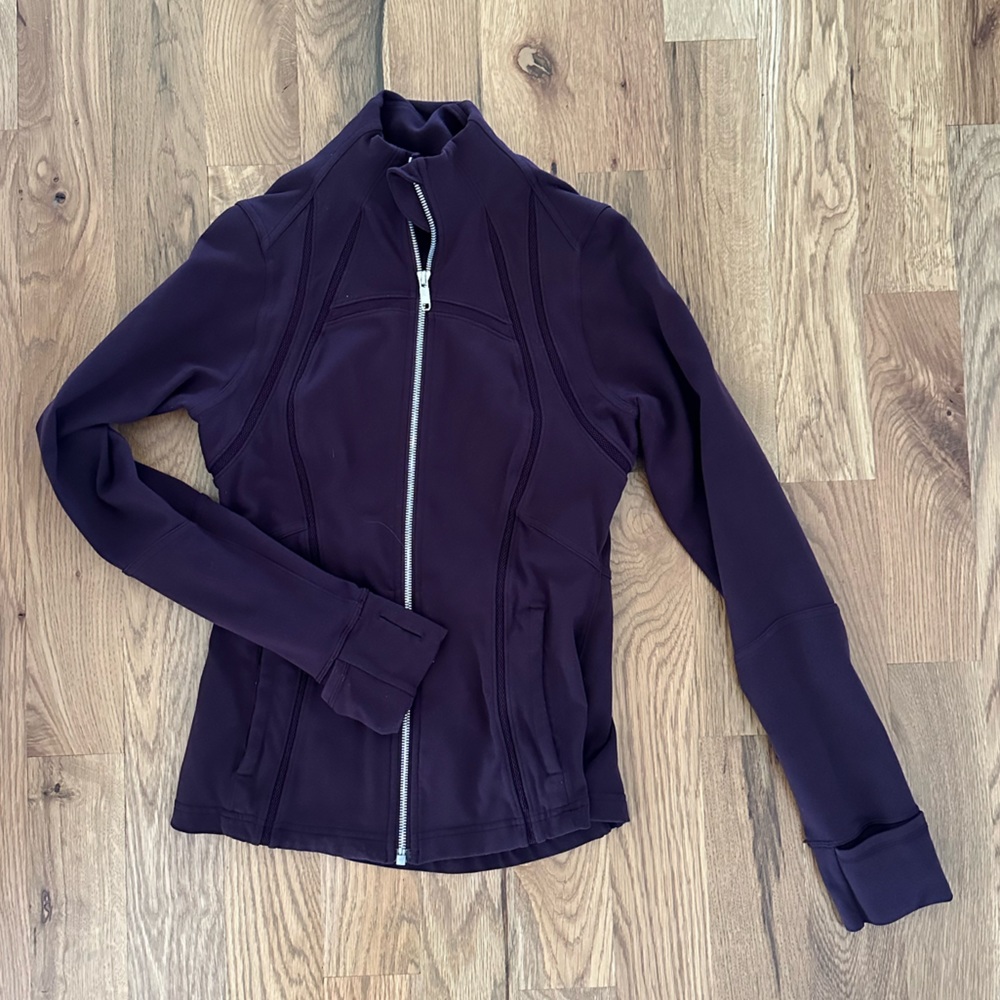 Lululemon purple Define Full Zip